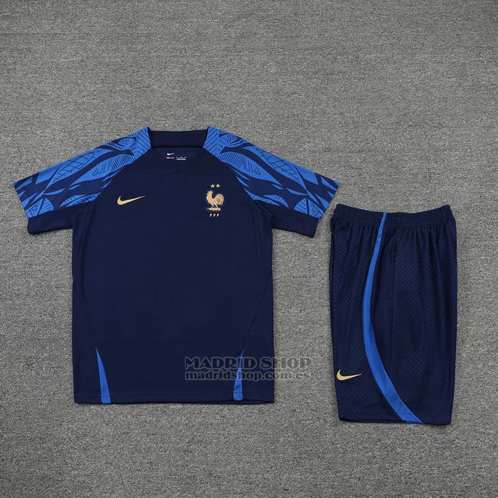 Chandal del Francia Manga Corta 2022-2023 Azul - Pantalon Corto